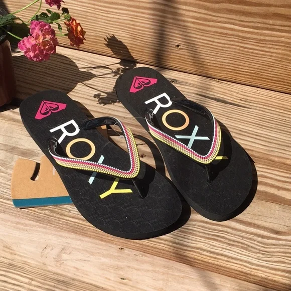 NEW 💕💙Roxy Cute 🥰 Flip Flop💕💙 - Picture 3 of 5